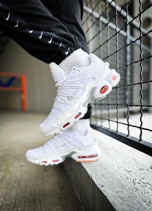Nike air max plus utility "white safety orange" 5