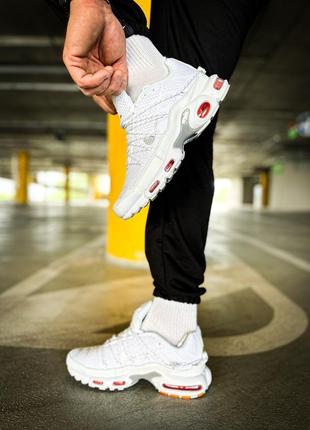 Nike air max plus utility "white safety orange" 8