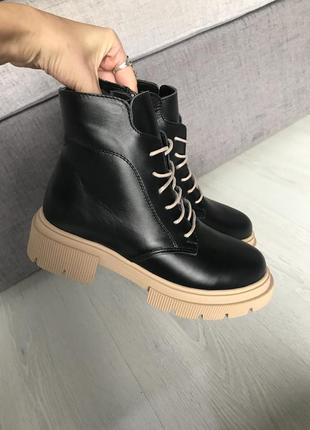 Черевики шкіряні зимові2 фото