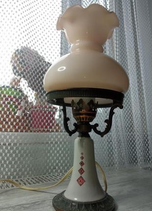 Настільний, старовинний світильник, нічник