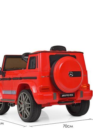 Детский электромобиль bambi m 4179eblr-3 mercedes-benz g-class свет,звук,mp3, usb6 фото