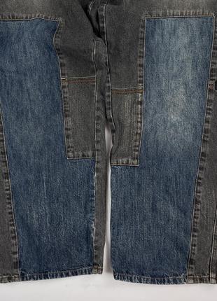 Винтажные pele pele rap patchwork хип хоп джинсы 36x34 мужские