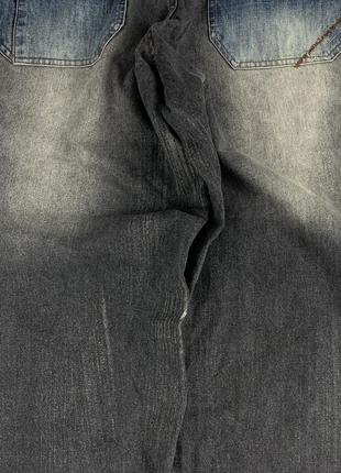 Винтажные pele pele rap patchwork хип хоп джинсы 36x34 мужские