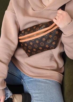 Жіноча сумка louis vuitton. стильна сумка. брендова сумка банан.