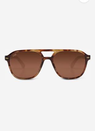 Kapten & son солнцезащитные очки 'zurich oversize havana tortoise brown' в коричневый, коньячный