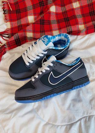 Кроссовки унисекс датки sb dunk low lobster blue