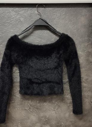 Хутряний топ h&m/лонг з хутра