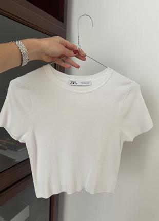 Трикотажный топ zara