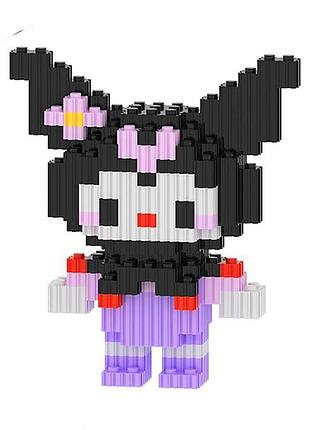 Конструктор magic blocks "мультгерои" kuromi, высота-12 см., лезвия, lego, 04-slo
