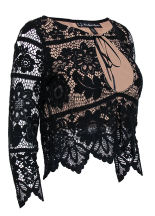 Мереживна блузка з топом