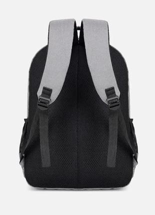 Чоловічий рюкзак великий щільний місткий водонепроникний міський для хлопця спортивний чорний jingpin6 фото