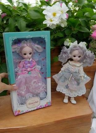 Кукла шарнирная "graceful" (30 см), серая 2