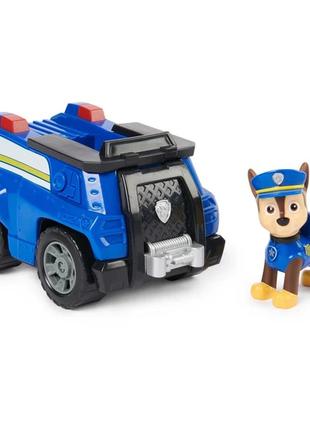Щенячий патруль paw patrol chase's patrol cruiser spin master чейз и полицейская машина