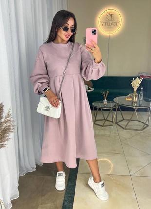 Платье на флисе