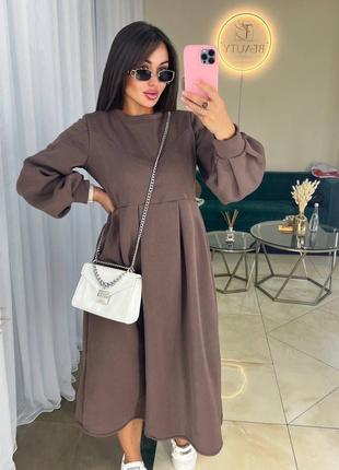 Платье на флисе