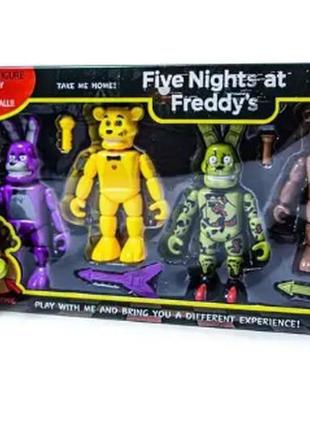 Аниматроники freddy's night набор из 4х героев пять ночей во фредди6 фото