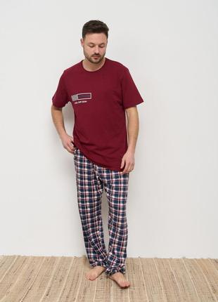 Чоловіча піжама футболка зі штанами великі розмір 2xl, 3xl, 4xl, 5xl4 фото