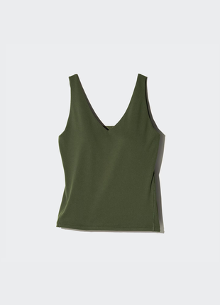 Майка топ со встроенным бюстгальтером airism uniqlo