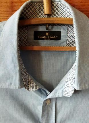Рубашка коттон "emilio guido" р.l(42)