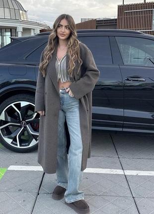 Джинсы широкие синие wide leg mid-rise длинные средняя посадка 40 zara 6688/328