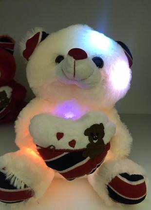М'яка іграшка світиться ведмедик тедді3 фото