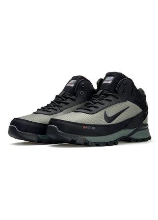 Зимние высокие мужские кроссовки с мехом nike gore-tex 🆕 зимние найки