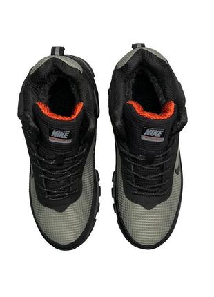 Зимние высокие мужские кроссовки с мехом nike gore-tex 🆕 зимние найки