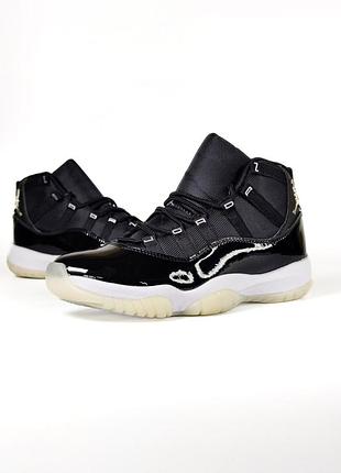 Кроссовки nike air jordan 11 retro jubilee 25th aniversary "black"
