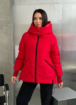 Куртка стеганная с капюшоном