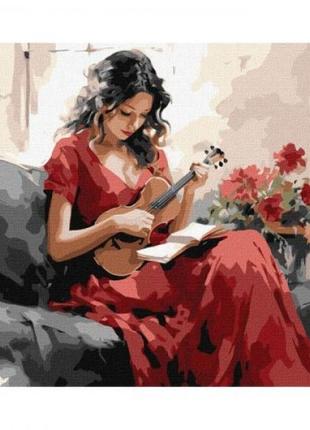 Картина по номерам "мелодичная грация" 40х50 см
