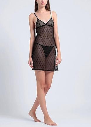 Нічна сорочка сітка emporio armani