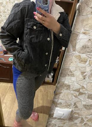 Джинсова курточка з утепленням