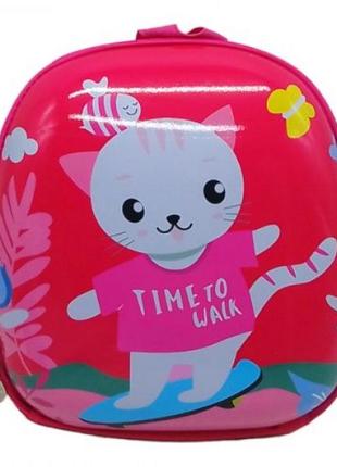 Рюкзак дитячий, з твердим каркасом, (30 см) "котик"