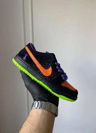 Мужские кроссовки nike sb dunk low night of mischief halloween