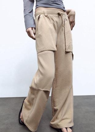 Брюки карго zara 8