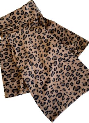 Модний одяг для собак фліска, леопард