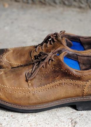 Шкіряні туфлі броги timberland stormbuck brogue oxford 41.5р