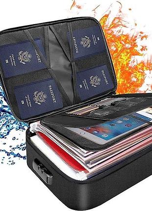 Організатор для документів формату а4 - чорний.