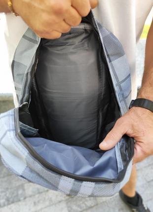 Чоловічий рюкзак молодіжний міський щільний місткий повсякденний сірий спортивний jansport7 фото