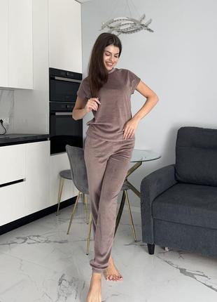 Домашній костюм штани + шорти + футболка або піжами