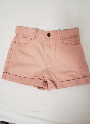 Шорты на девочку джинсовые новые h&m 152см 11-12 лет