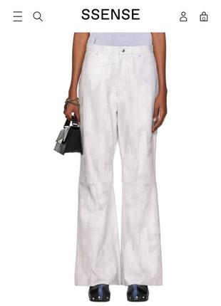 Кожаные брюки кacne studios