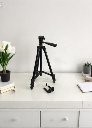 Универсальный штатив для телефона и фотоаппарата tripod 3120 pro портативный