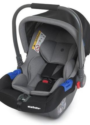 Дитяче автокрісло el camino me 1043 newborn+ royal gray бебікокон