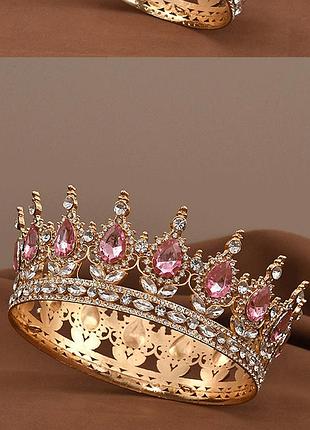 Корона на торт діадема тіара 12.5 см