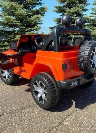 Детский электромобиль bambi m 4176eblr-7 jeep rubicon свет,звук,mp3,usb2 фото