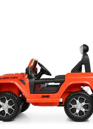 Детский электромобиль bambi m 4176eblr-7 jeep rubicon свет,звук,mp3,usb8 фото