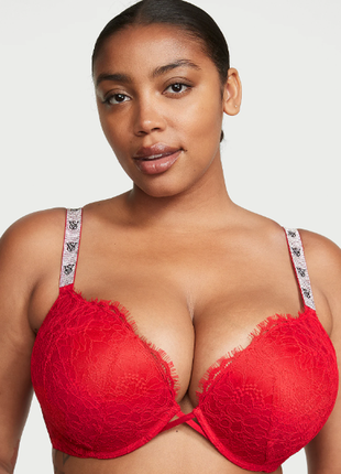 Бра бюст пуш-ап стразы двойная чашка оригинал виктория сикрет victoria secret