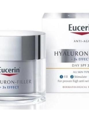 Дневной крем против морщин eucerin hyaluron-filler spf 30 для всех типов кожи 50 мл.