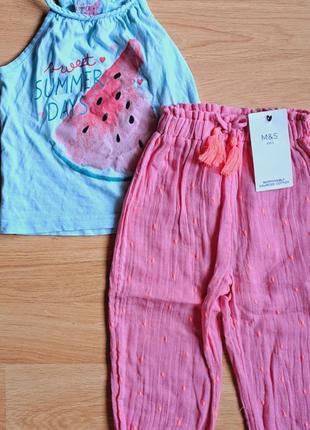 Комплект костюм мулін літній 2-3